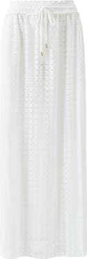 Melissa Odabash Mendi Embroidered Lace Cover-Up Skirt