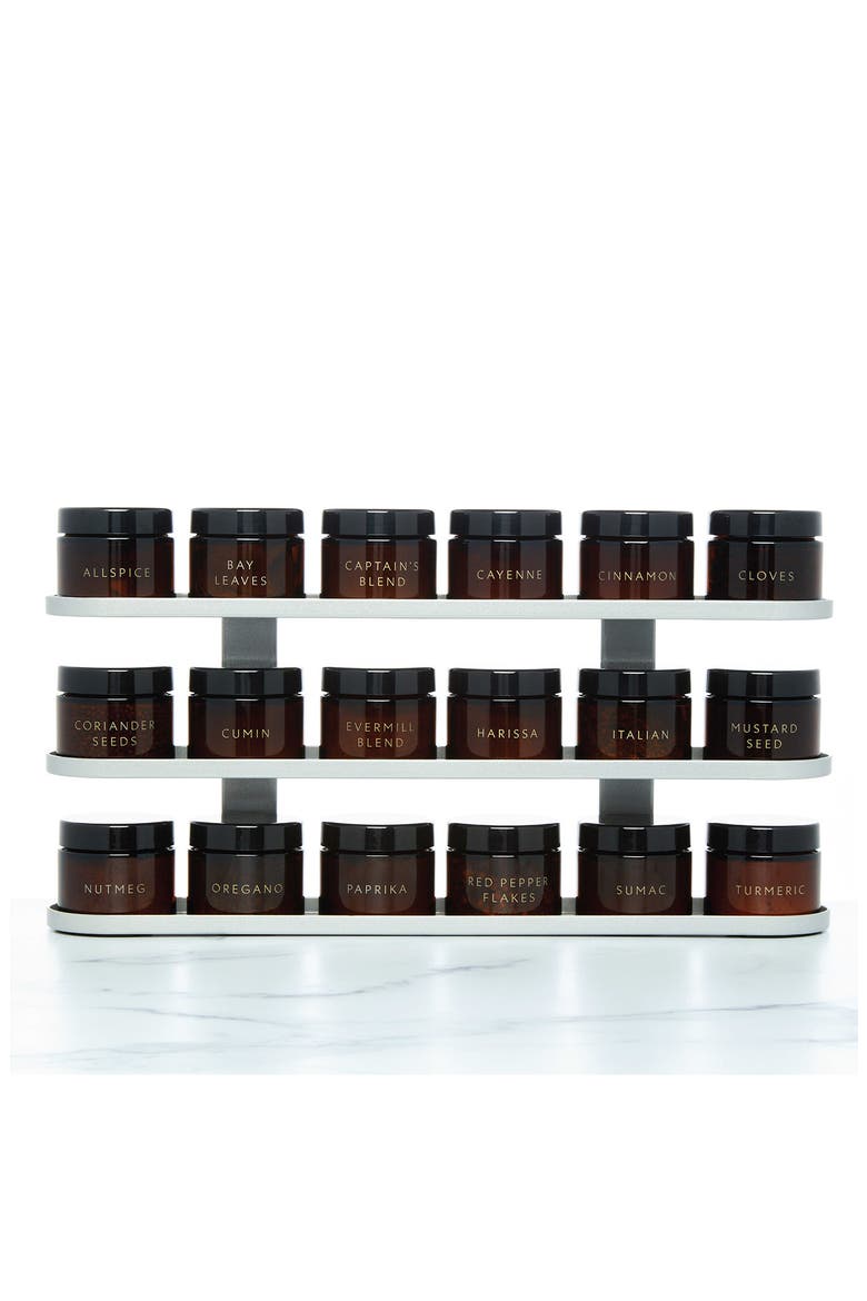 The Countertop Spice Rack, Main, color, SILVER