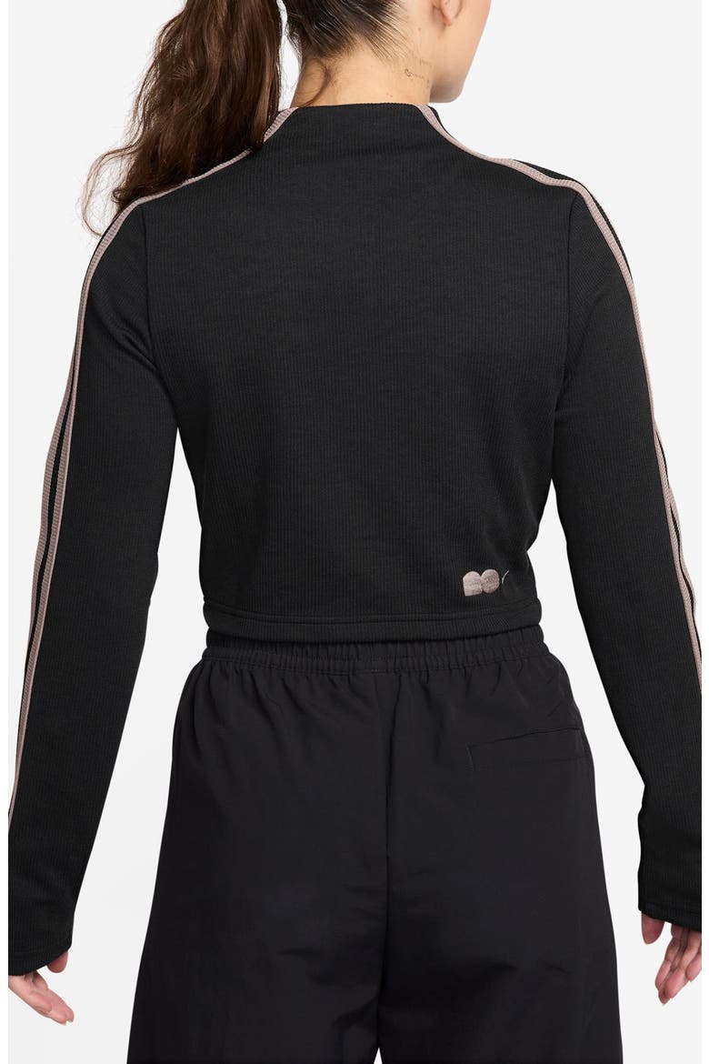 x Naomi Osaka Rib Knit Zip Crop Jacket (Women) | Nordstrom