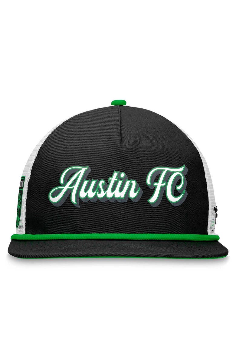 FANATICS Men's Fanatics Branded Black/White Austin FC True Classic Golf Snapback Hat, Alternate, color, 