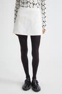 Marimekko Kirjasto Unikko Jacquard A-Line Faille Miniskirt