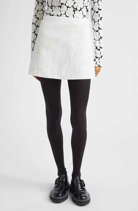 Marimekko Kirjasto Unikko Jacquard A-Line Faille Miniskirt