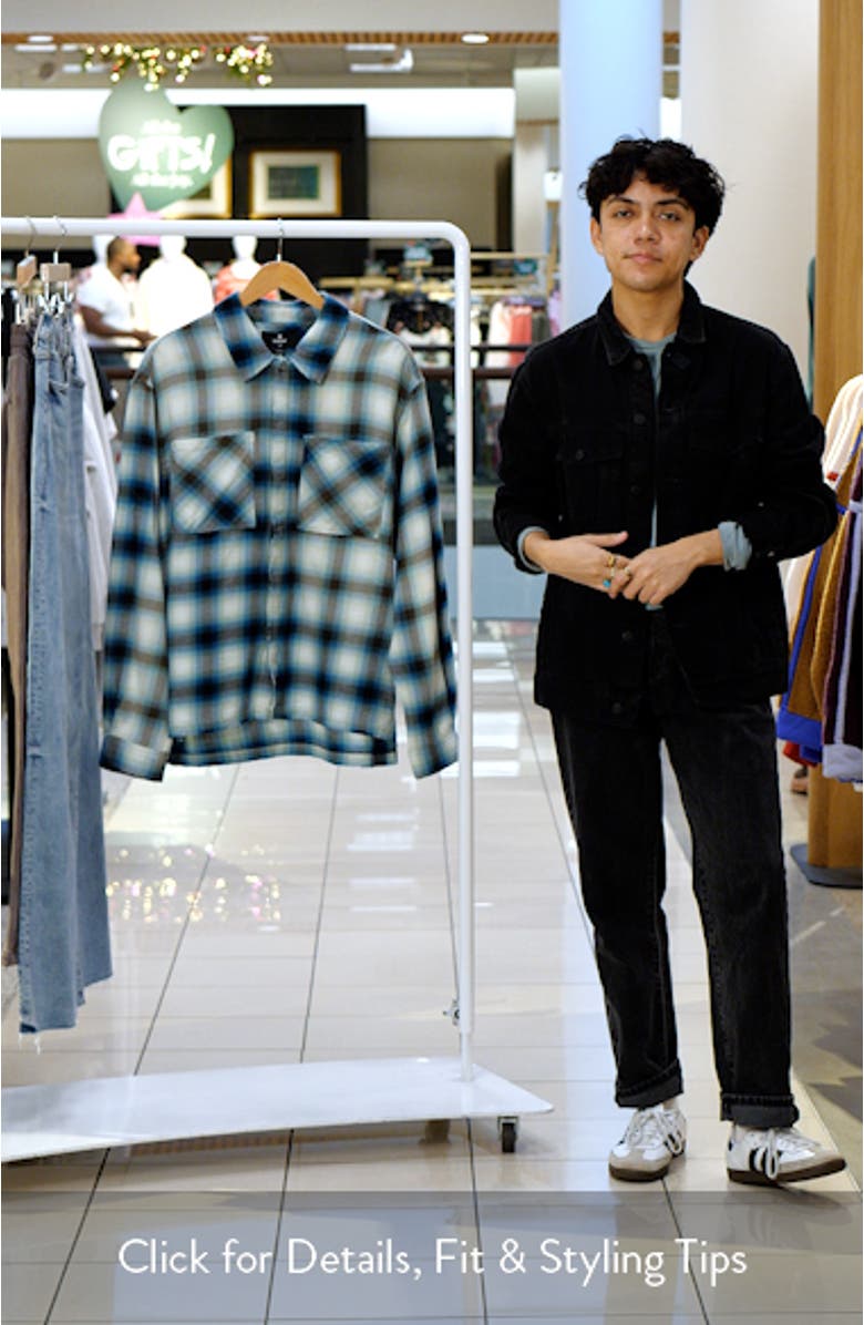 Sun Bleached Cotton Flannel Button-Up Shirt, sales video thumbnail