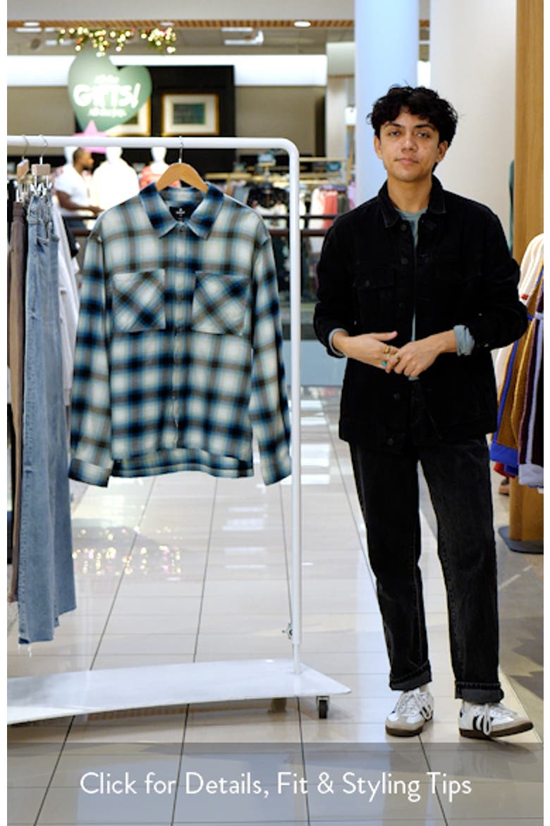 Sun Bleached Cotton Flannel Button-Up Shirt video