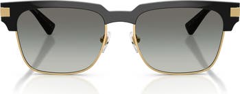 55mm Gradient Square Sunglasses