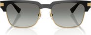Versace 55mm Gradient Square Sunglasses
