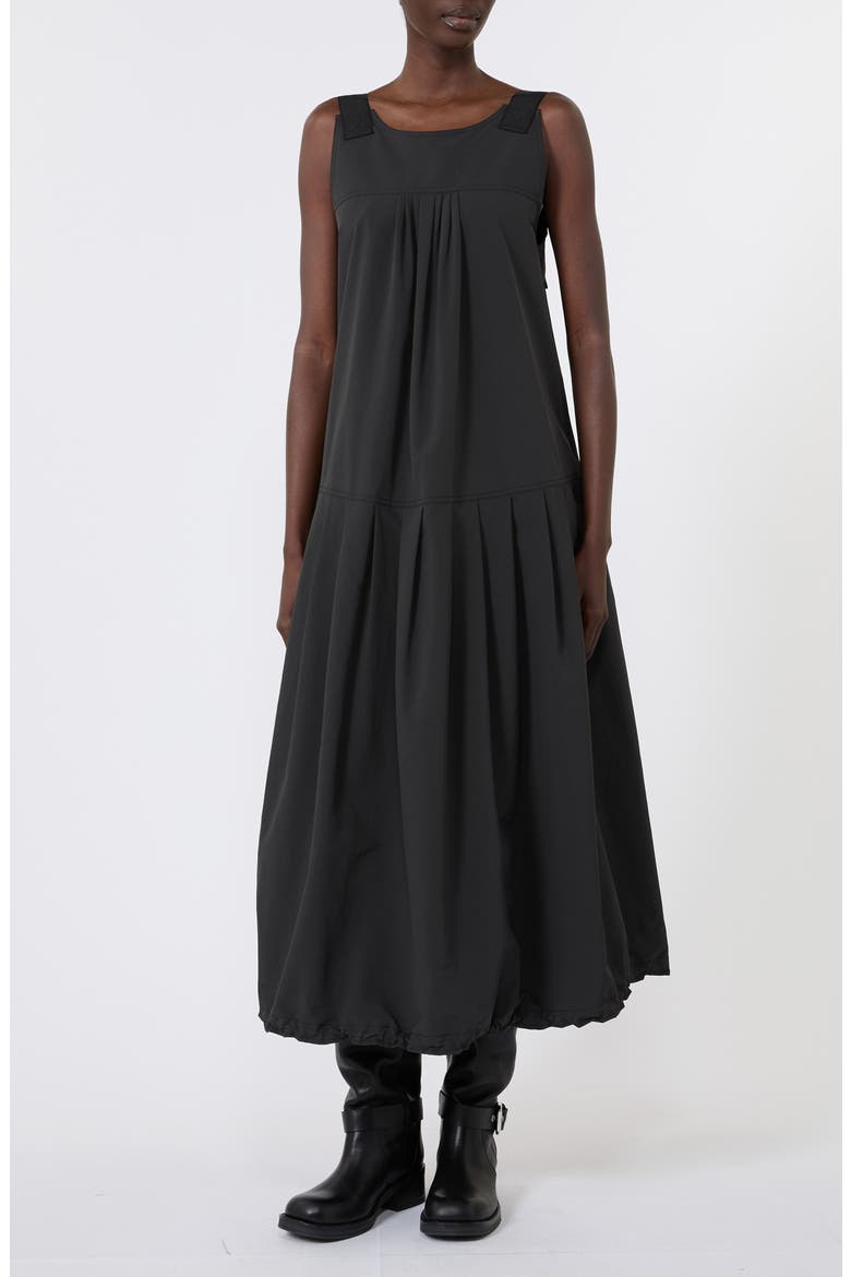 Water Repellent Canvas Dress, Main, color, BLACK