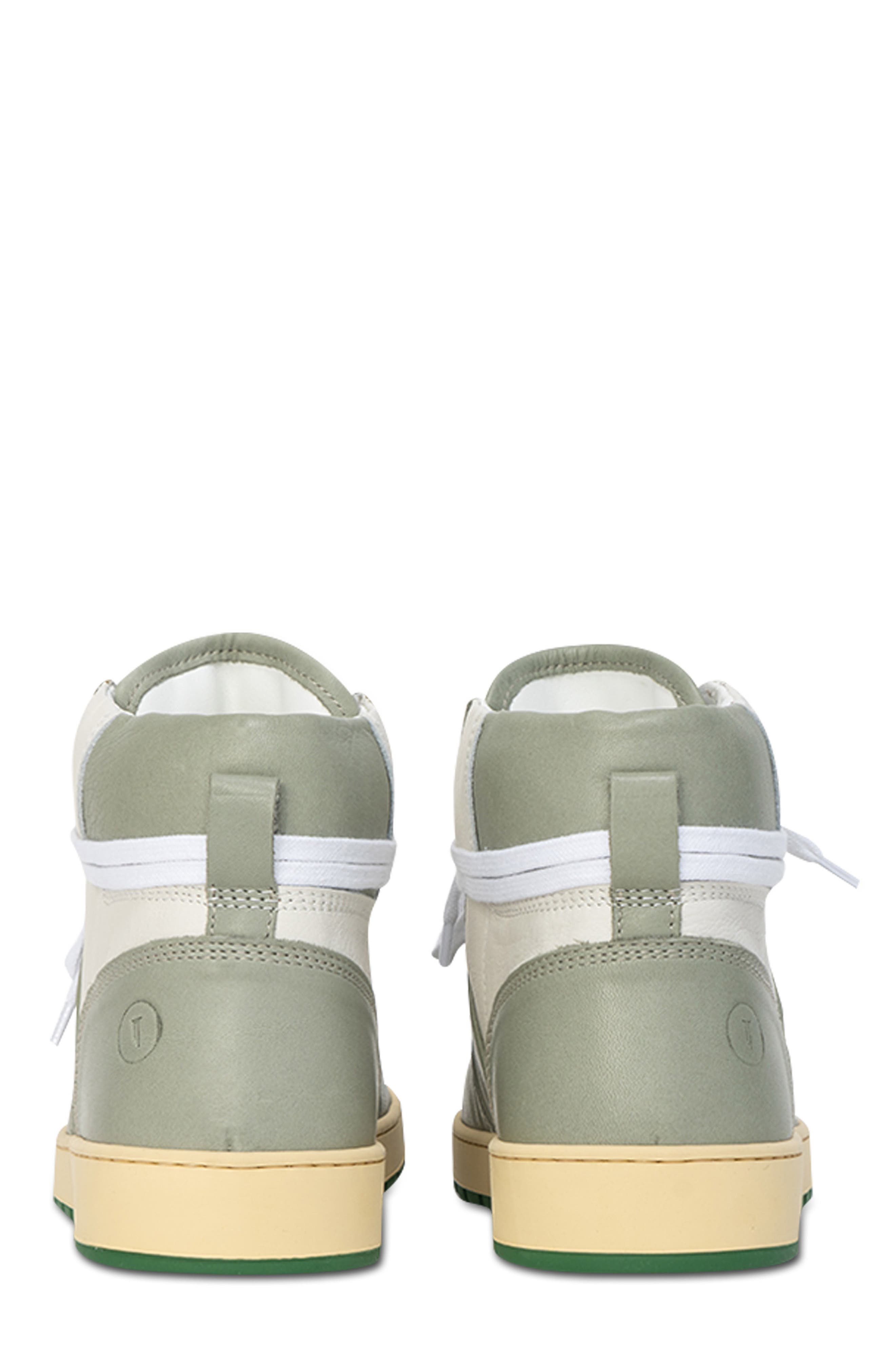 Collegium Pillar Destroyer High Top Sneaker, Alternate, color, White/ Sage