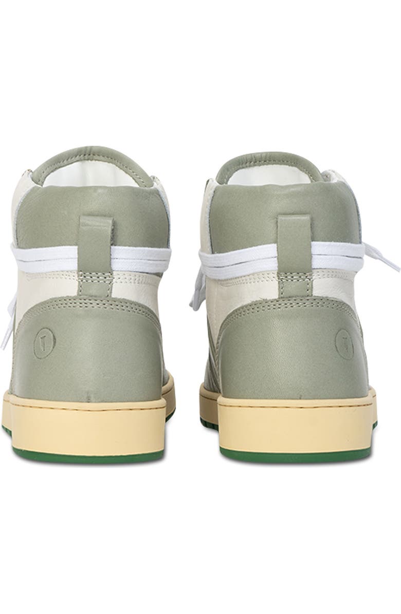 Collegium Pillar Destroyer High Top Sneaker, Alternate, color, White/ Sage