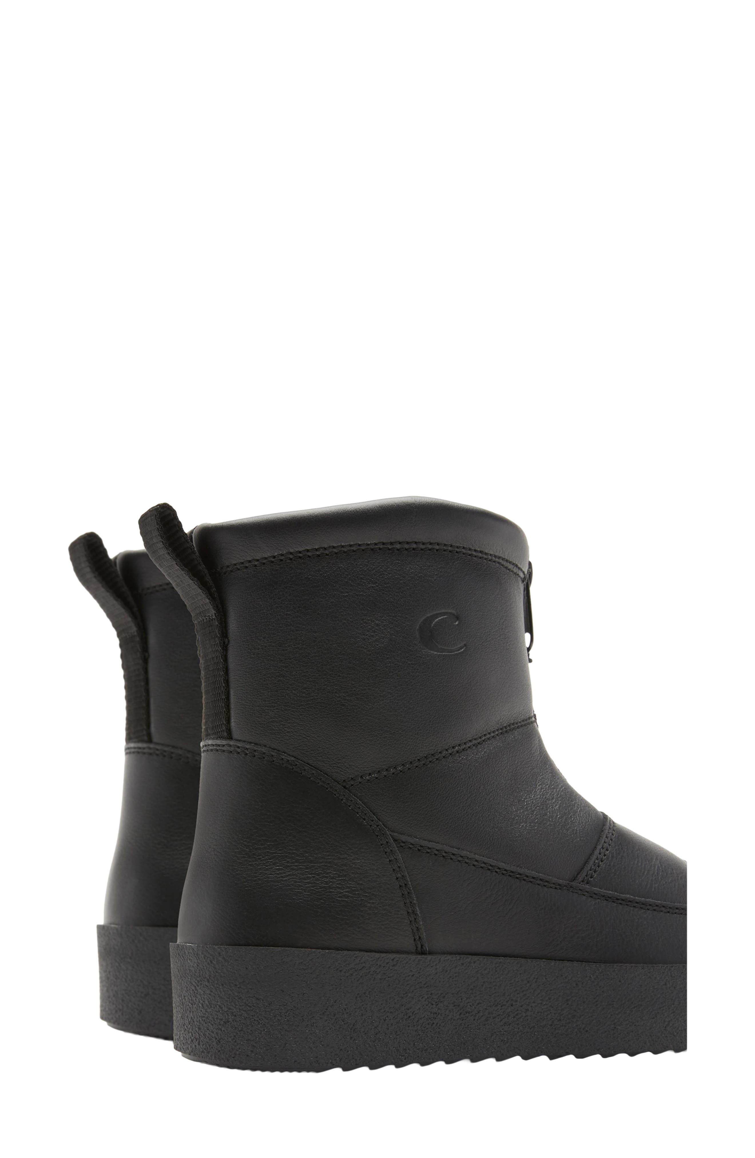 Ecstatic Leather Boot, Alternate, color, BLACK LEATHER