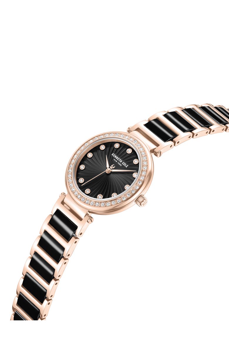 Kenneth Cole New York Classic Ceramic Watch, Alternate, color, Black