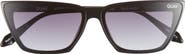 QUAY Bad Habit 65mm Cat Eye Sunglasses