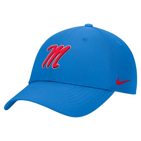 Men's Nike  Powder Blue Ole Miss Rebels 2025 On-Field Club Performance Adjustable Hat