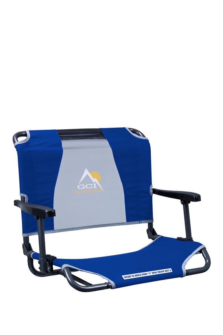 Big Comfort Stadium Chair With Armrests, Main, color, Royal Blue