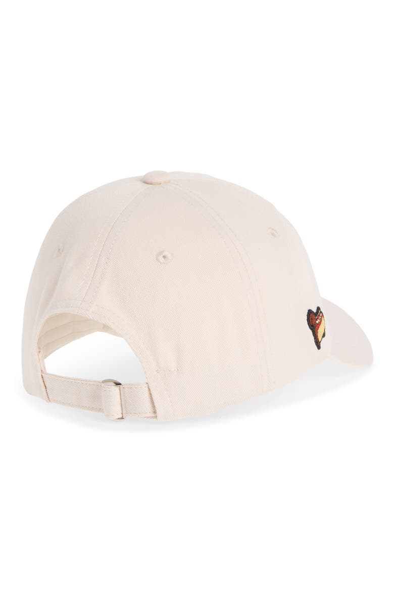 Embroidered Cotton Twill Baseball Cap, Alternate, color, HOT DOGS