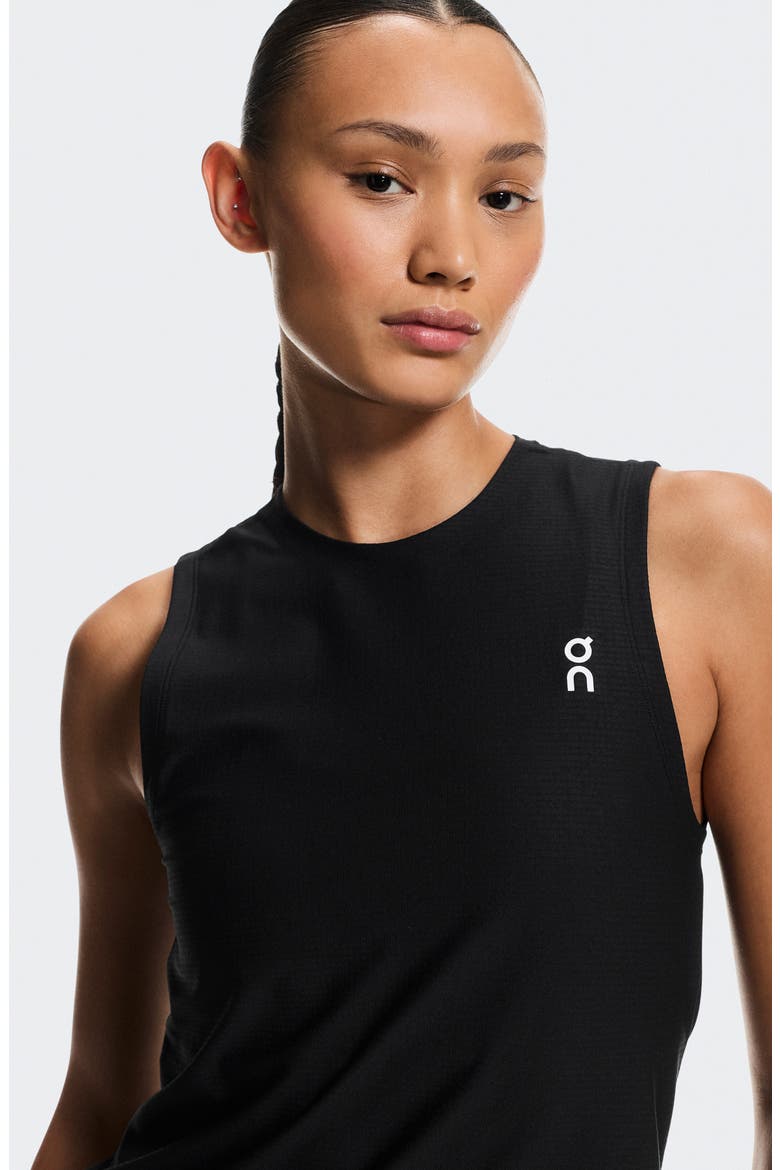 Court Performance Tennis Tank, Alternate, color, BLACK