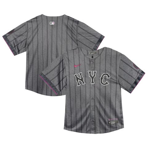 Toddler Nike  Gray New York Mets City Connect Team Limited Jersey