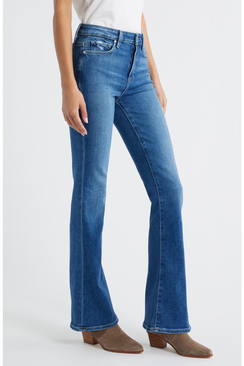 Laurel Canyon High Waist Flare Leg Jeans, Alternate, color, BOOKSHELF
