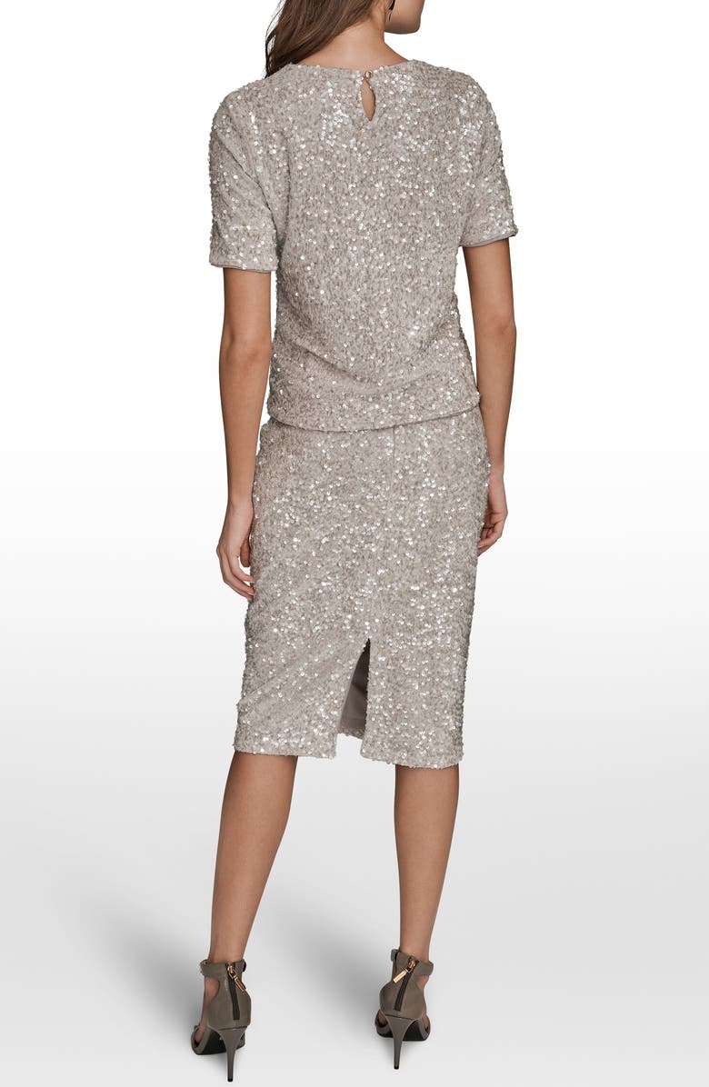 Donna Karan New York Sequin Top, Alternate, color, Vapor