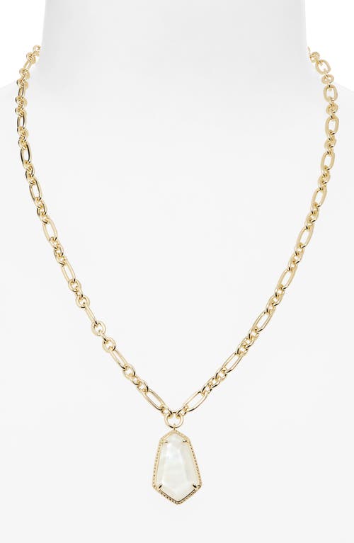 Kendra Scott Alexandria Pendant Necklace In Gold