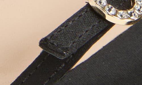 Cinq À Sept Celeste Satin Sandal In Black