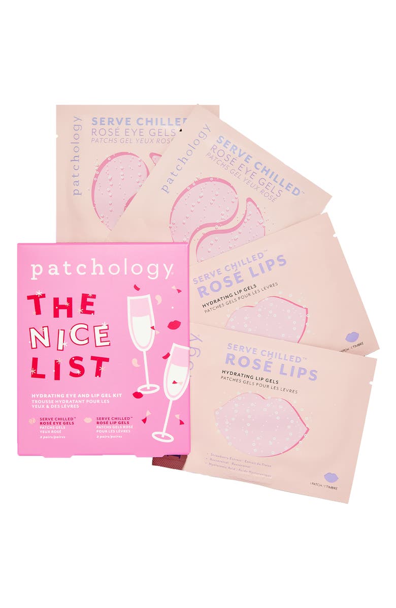 Patchology The Nice List Hydrating Eye & Lip Gel Kit (Limited Edition) $16 Value, Main, color,