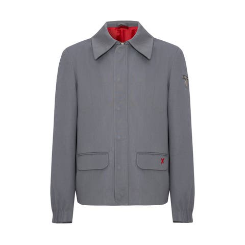 Pure Cotton Puffer Gabardine Jacket