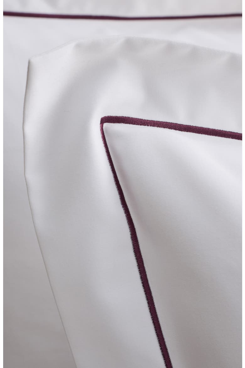Premium Luxury Sateen Cotton Oxford Style Pillow Sham Pairs, Alternate, color, Fig