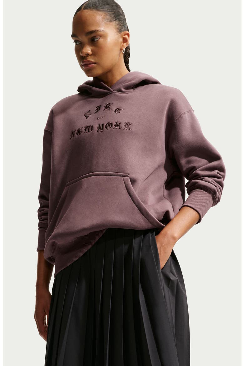 Sportswear Phoenix Oversize Hoodie, Alternate, color, TATTOO/ BROWN BAROQUE