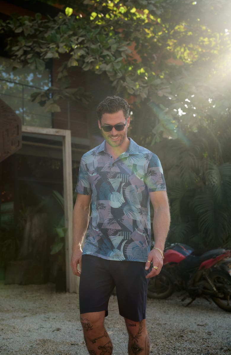 TravisMathew Featherweight Summer Polo, Alternate, color, Total Eclipse