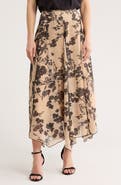 Ted Baker Floral Godet Maxi Skirt