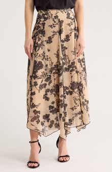 Ted Baker Floral Godet Maxi Skirt