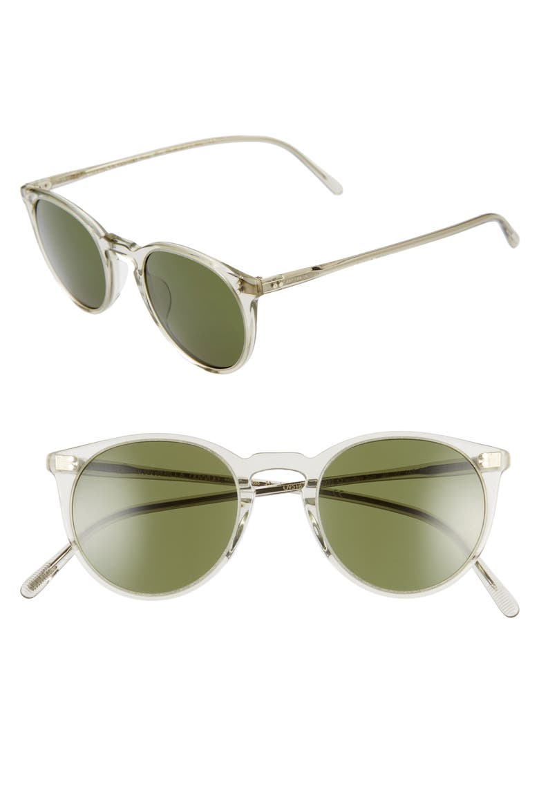 O'Malley 48mm Tinted Round Sunglasses, Main, color, BLACK DIAMOND / G15