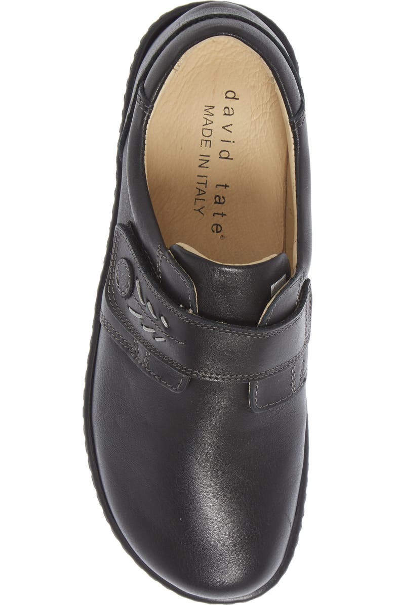 David Tate Evita Slip-On, Alternate, color, Black Leather