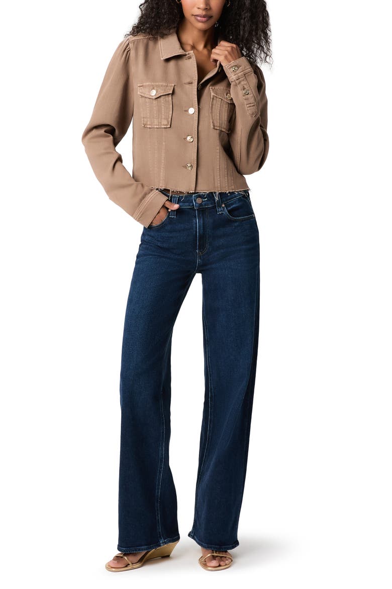 Pacey Cropped Jacket, Alternate, color, VCANEWOOD
