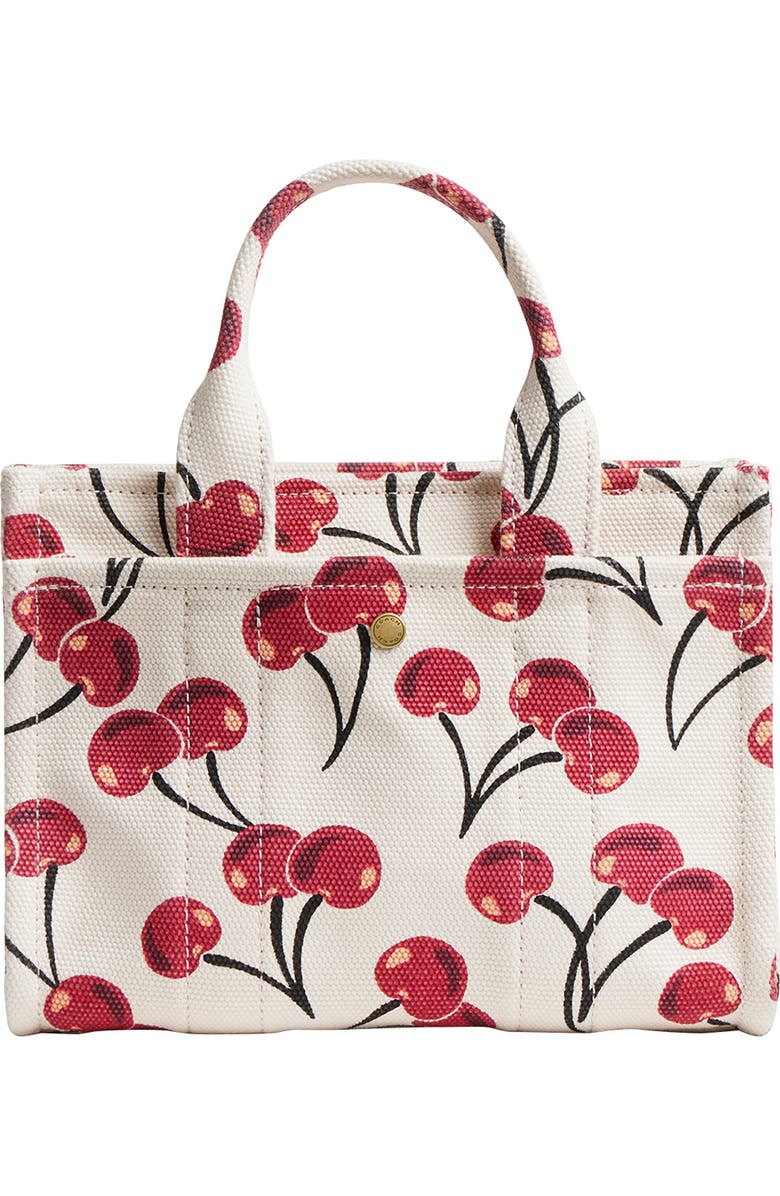 COACH Cargo Tote Bag 20 With Cherry Print, Alternate, color,