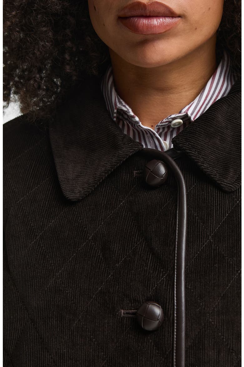 Marlow Quilted Jacket, Alternate, color, DK BROWN/ SHADOW CLASSIC