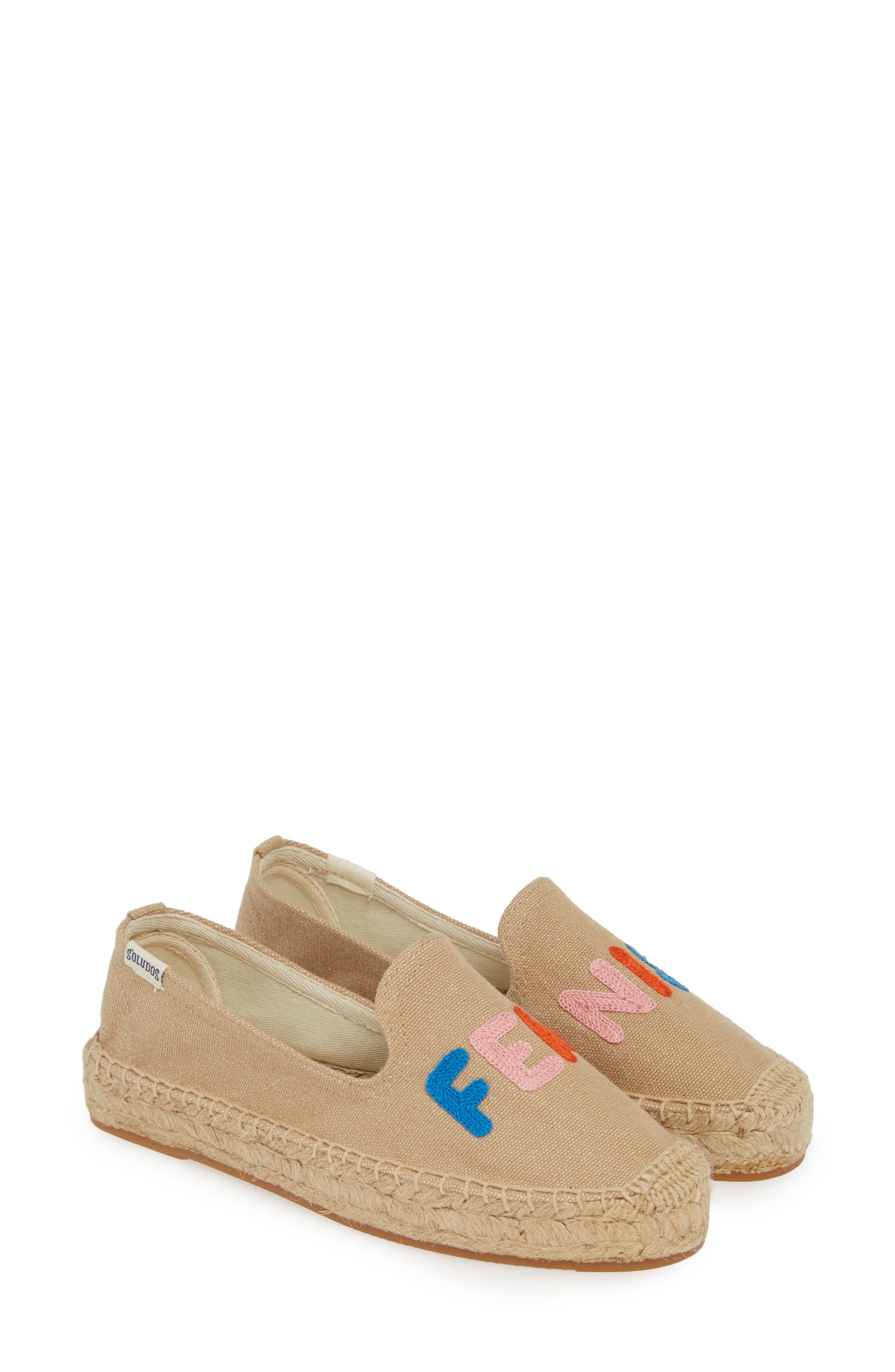 Soludos Feminist Espadrille Flat, Alternate, color, 