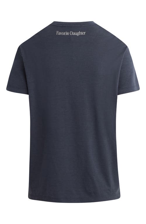 Favorite Daughter Favorite Sister Graphic T-shirt In Blue