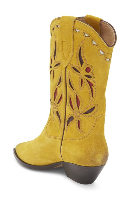 Isabel Marant Duerto Western Boot In Orange