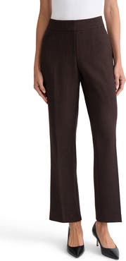KASPER Straight Leg Ankle Pants