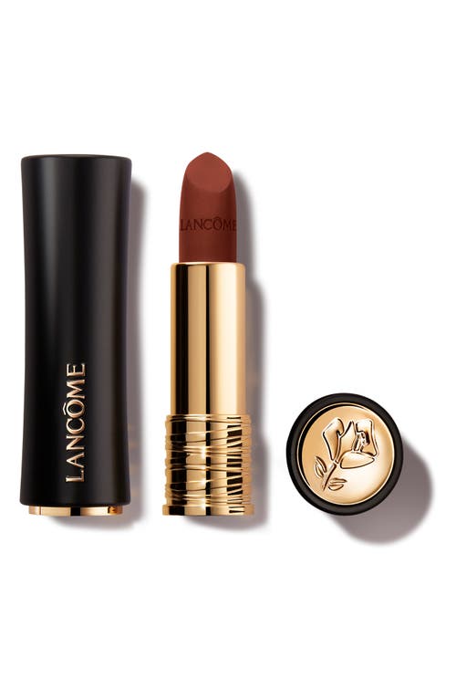 Lancôme L'abslu Rouge Drama Full Coverage Matte Lipstick In Ecstatic Caramel