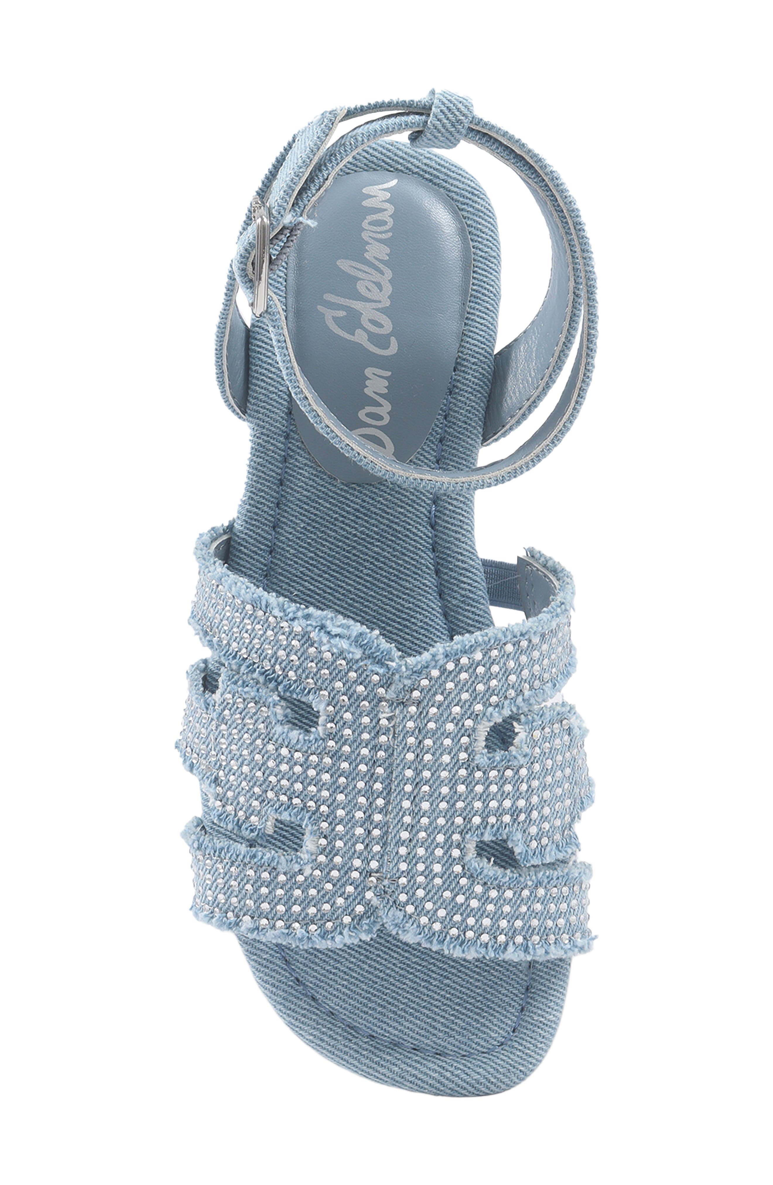Kids' Bella Bay Ankle Strap Sandal, Alternate, color, BLUE