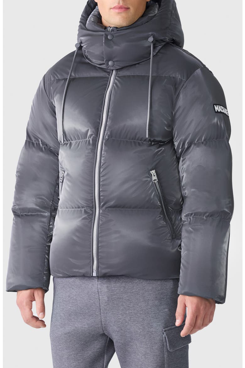 Kent-Glo Down Puffer Jacket, Main, color, CARBON