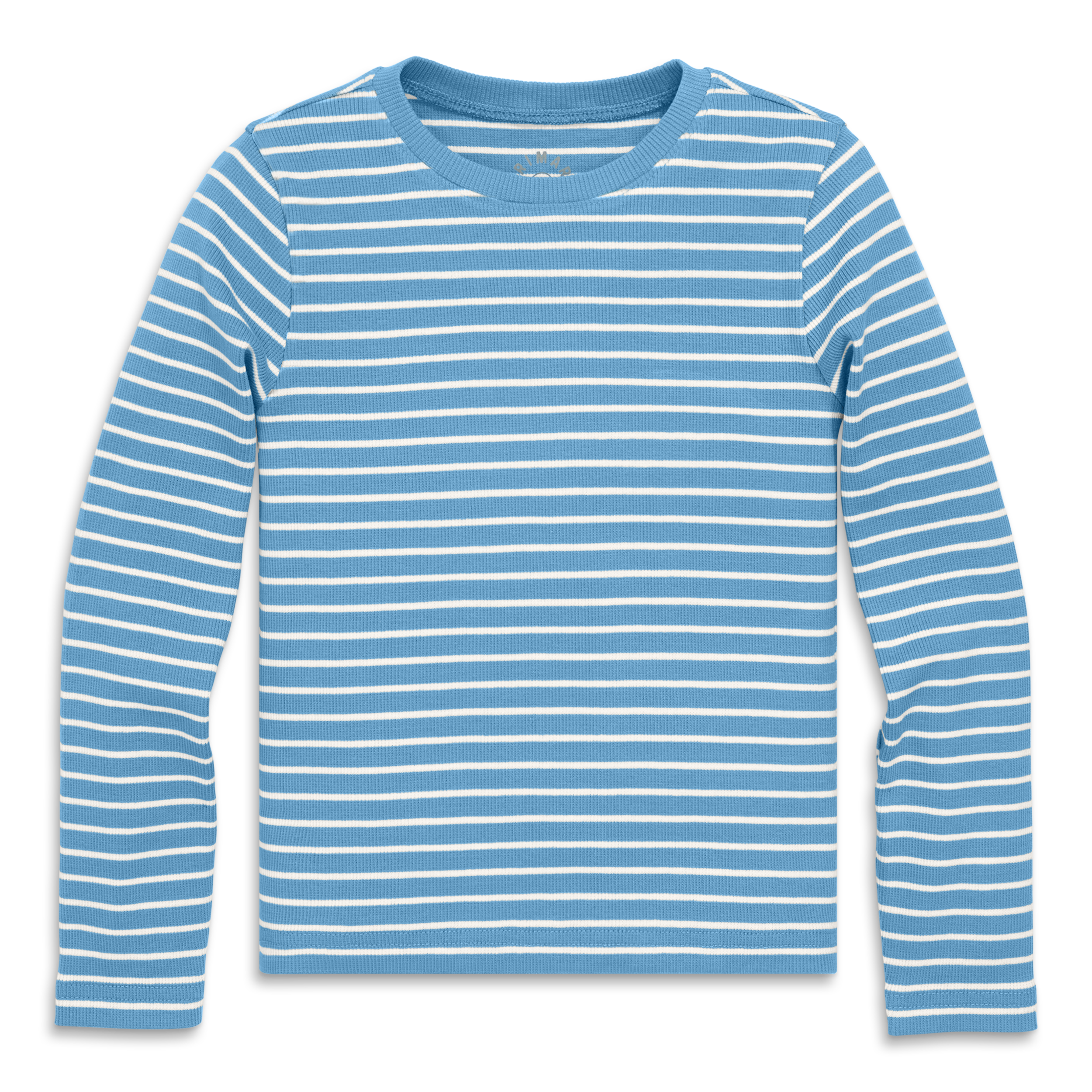 Cornflower Ivory Stripe