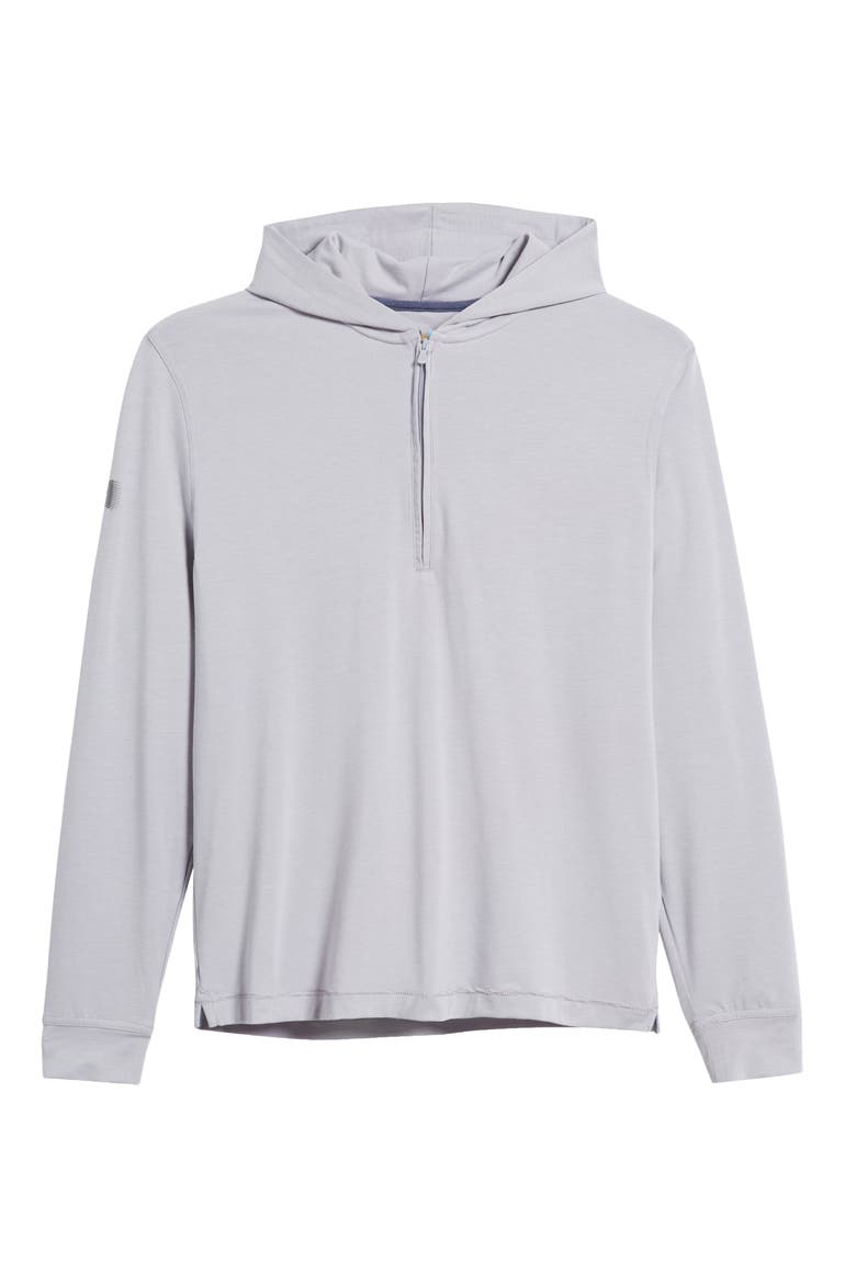 Nicklaus Performance Quarter Zip Hoodie, Alternate, color, SEAL