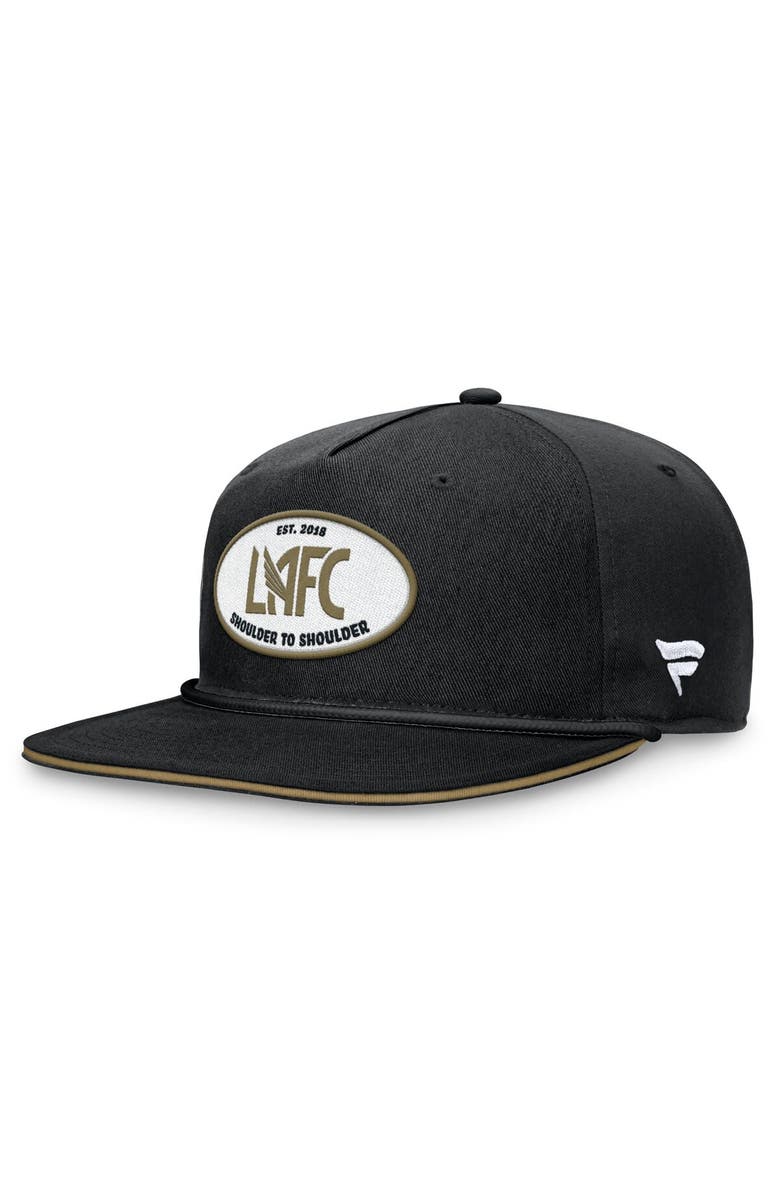 FANATICS Men's Fanatics Branded Black LAFC Iron Golf Snapback Hat, Alternate, color, 