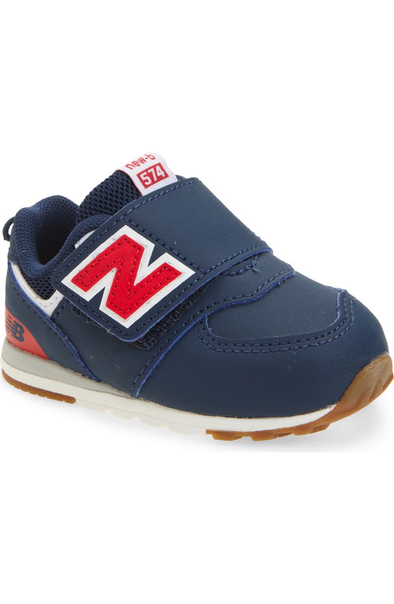 New Balance Kids' 574 Sneaker, Main, color, Nb Navy/ Team Red