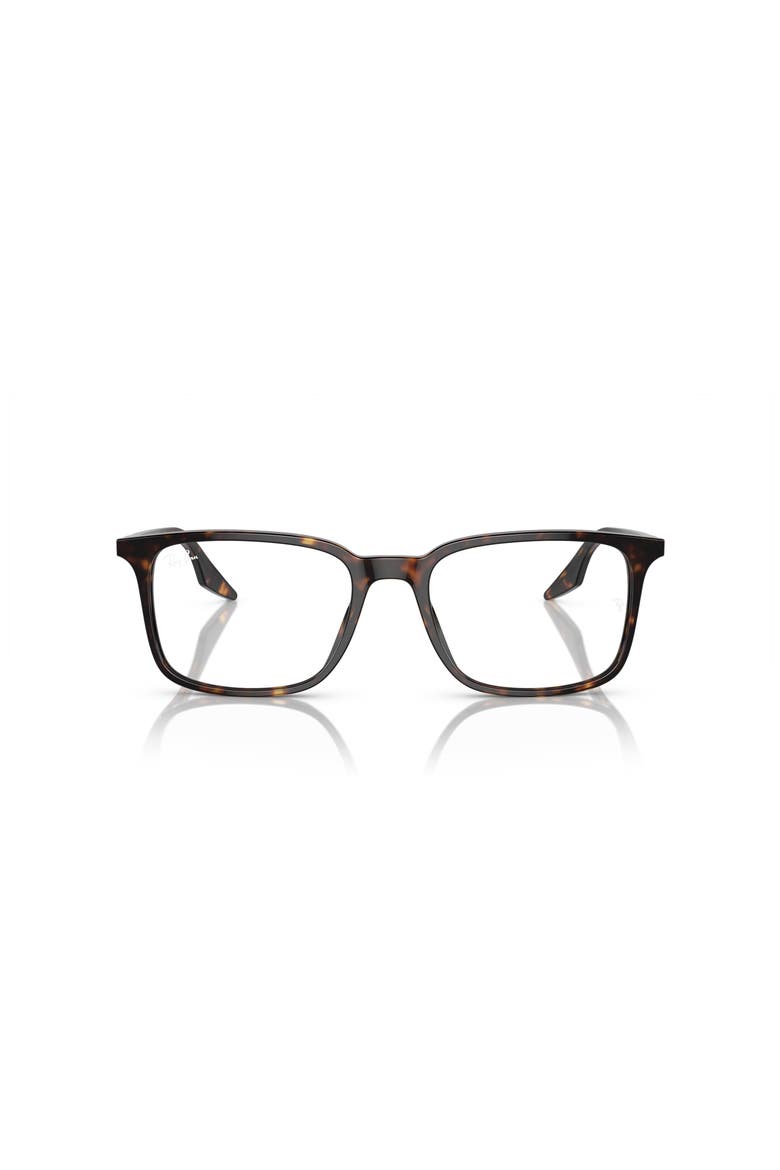 53mm Rectangle optical glasses, Alternate, color, Tortoise