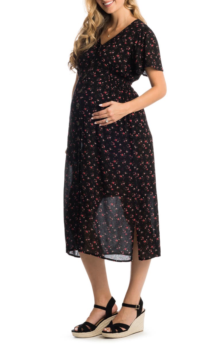 Everly Grey Ballencia Maternity/Nursing Dress, Main, color, 